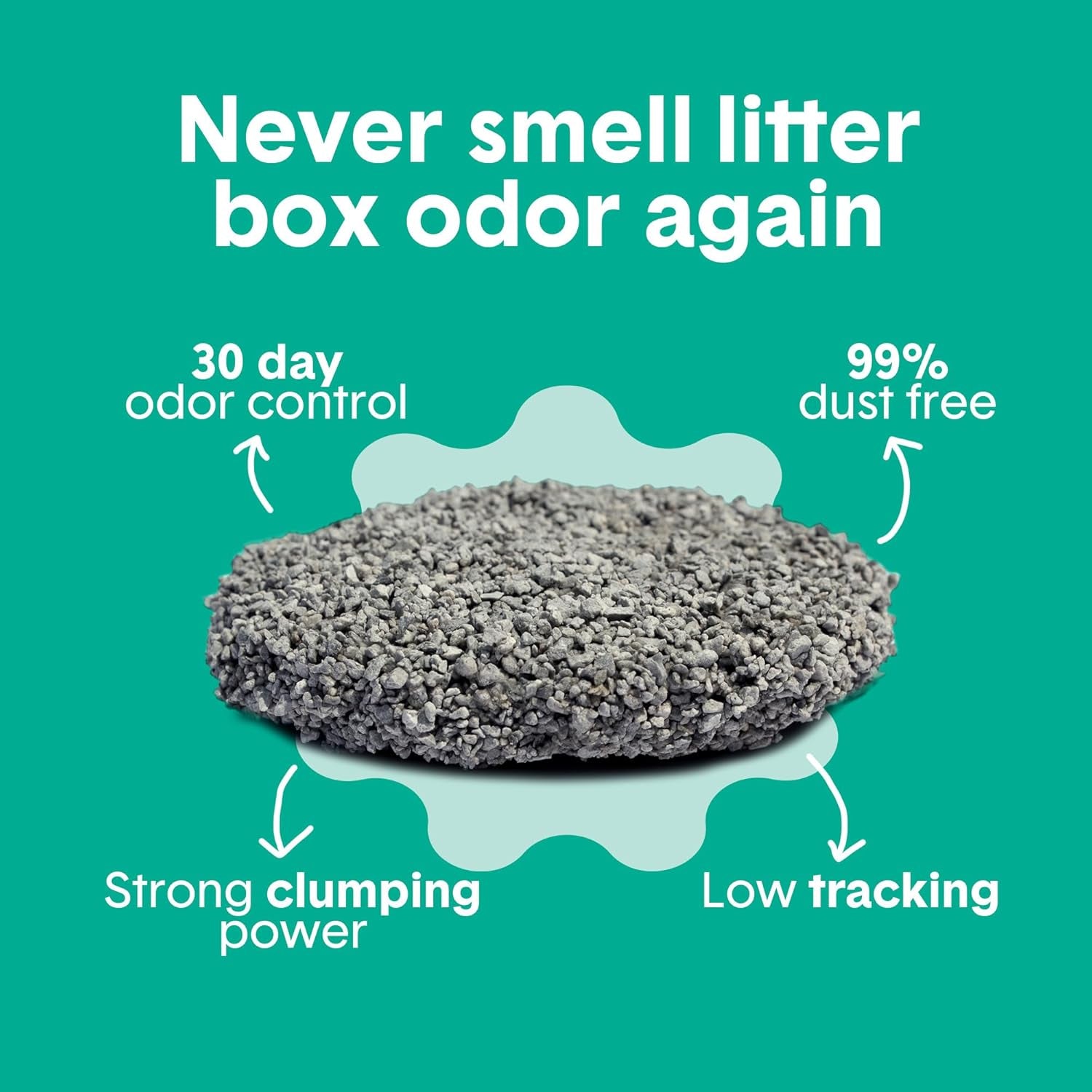 Gently Scented Premium Clumping Clay Cat Litter-16-Pounds