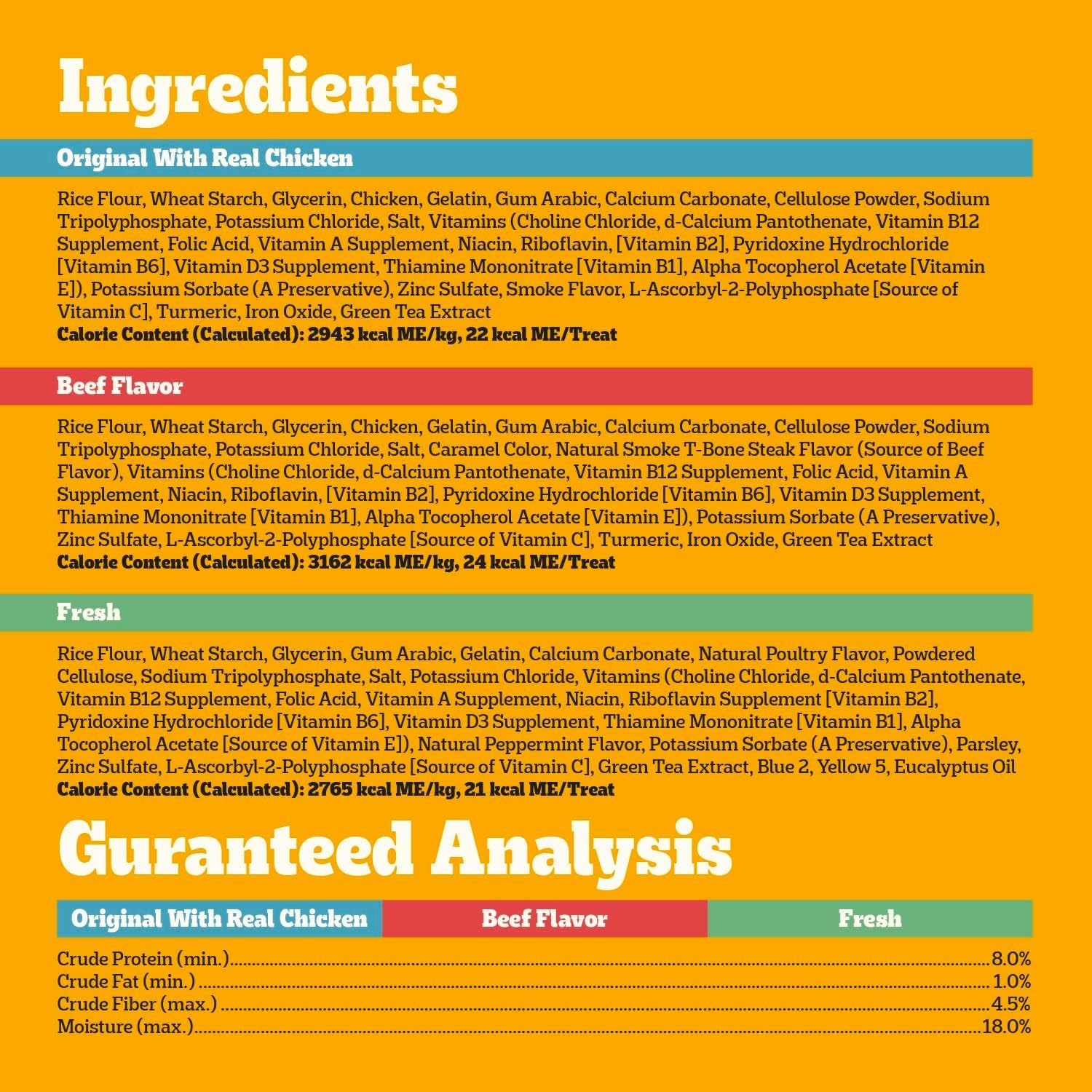 Dentastix Small and Toy Breed Dog Treats, Original, Beef & Fresh Flavor, 2.36 Lb. Variety Pack (157 Treats)