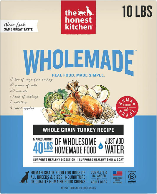 Wholemade™ Whole Grain Turkey Dog Food, 10 Lb Box