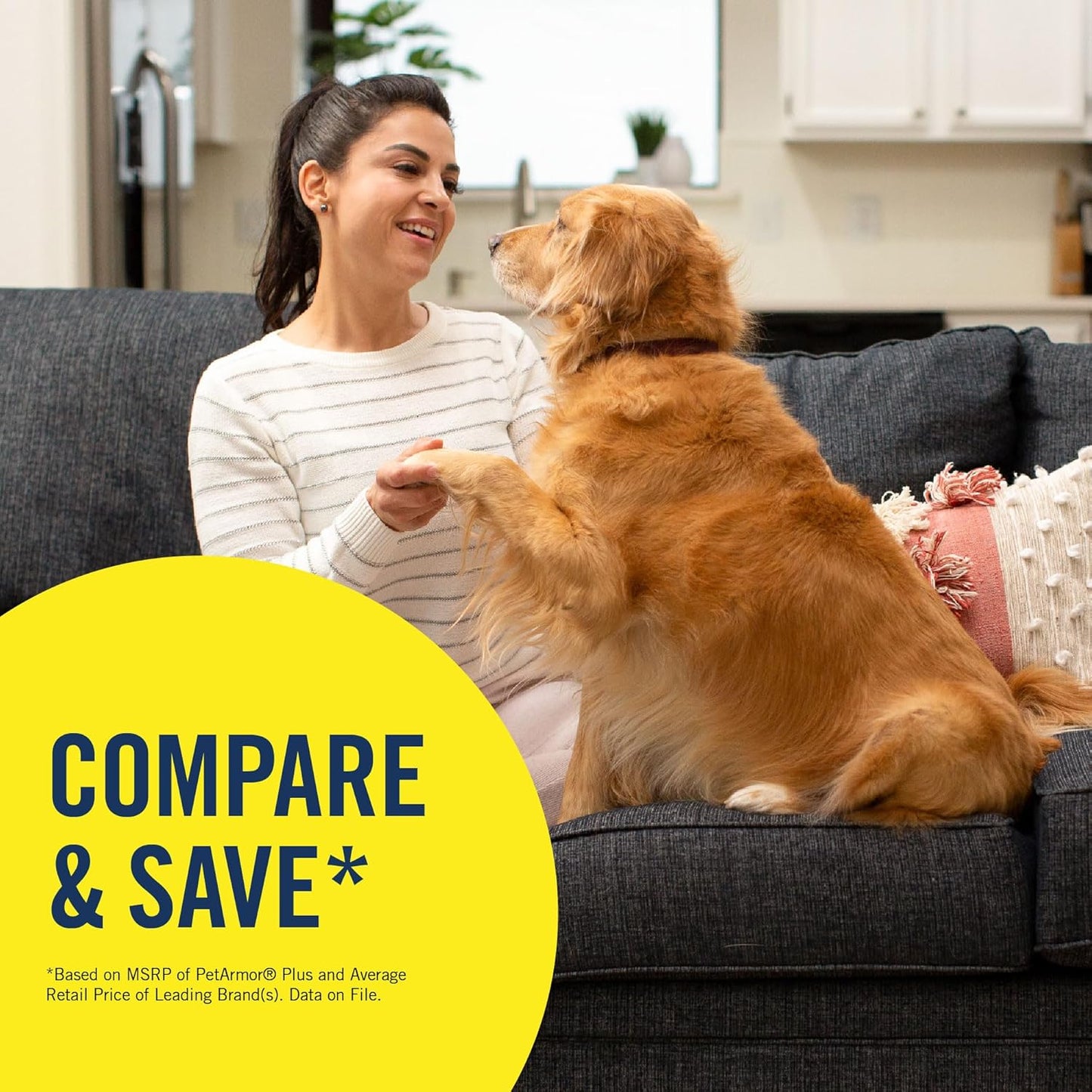 plus Flea and Tick Prevention for Dogs, Small Dog Flea and Tick Treatment, 3 Doses, Waterproof Topical, Fast Acting (5-22 Lbs)