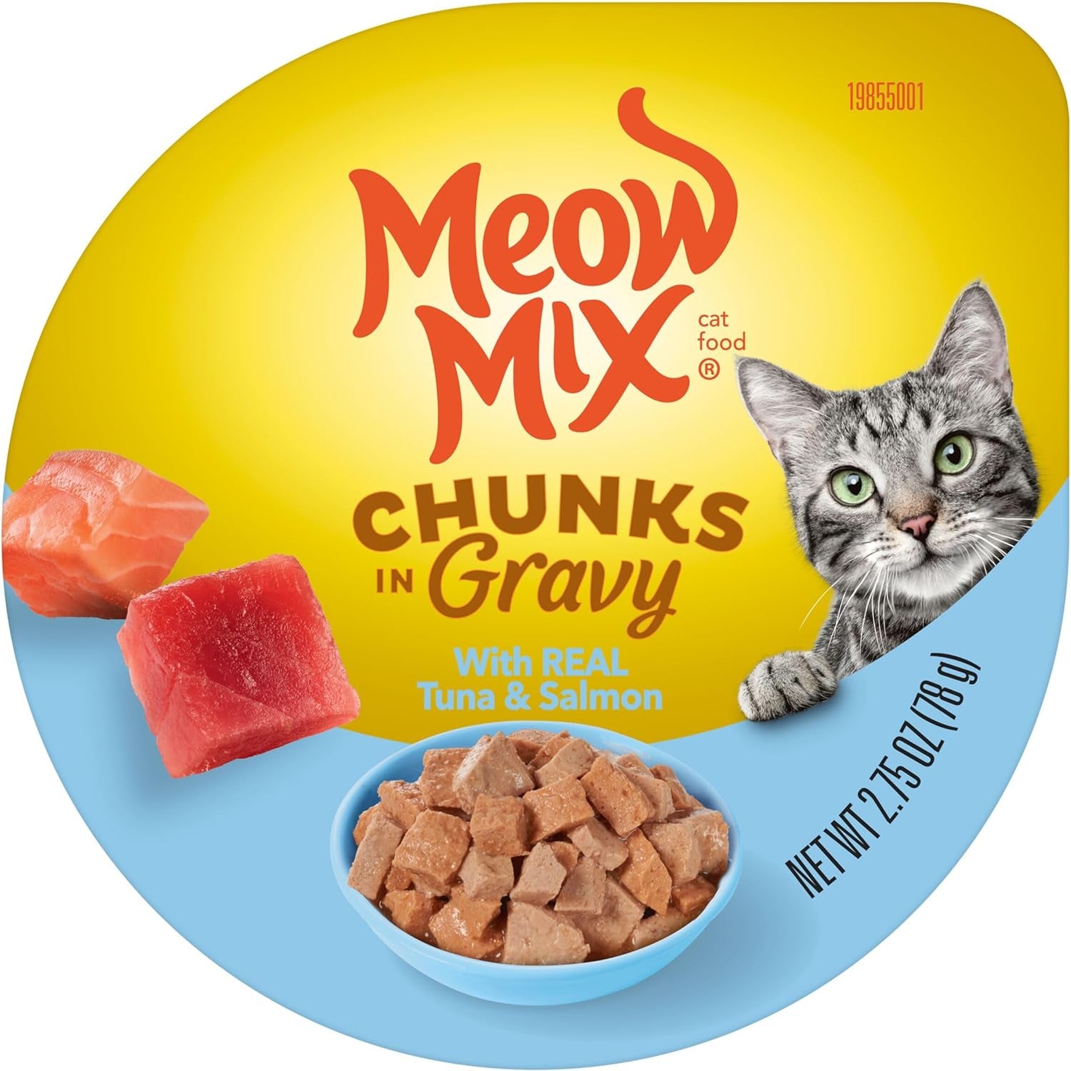 Seafood Favorites Chunks in Gravy Wet Cat Food Variety Pack, 2.75 Ounce (Pack of 12)