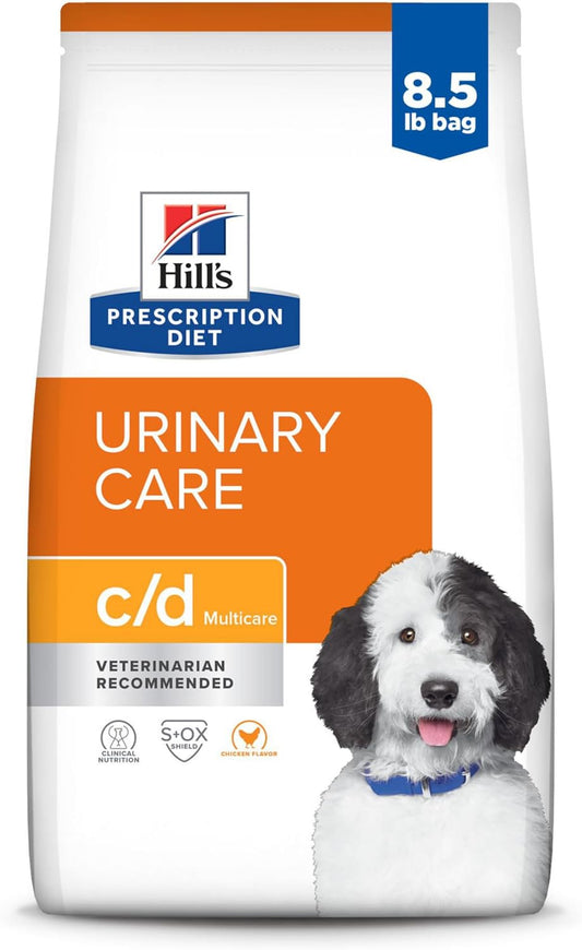 C/D Multicare Urinary Care Chicken Flavor Dry Dog Food, Veterinary Diet, 8.5 Lb. Bag