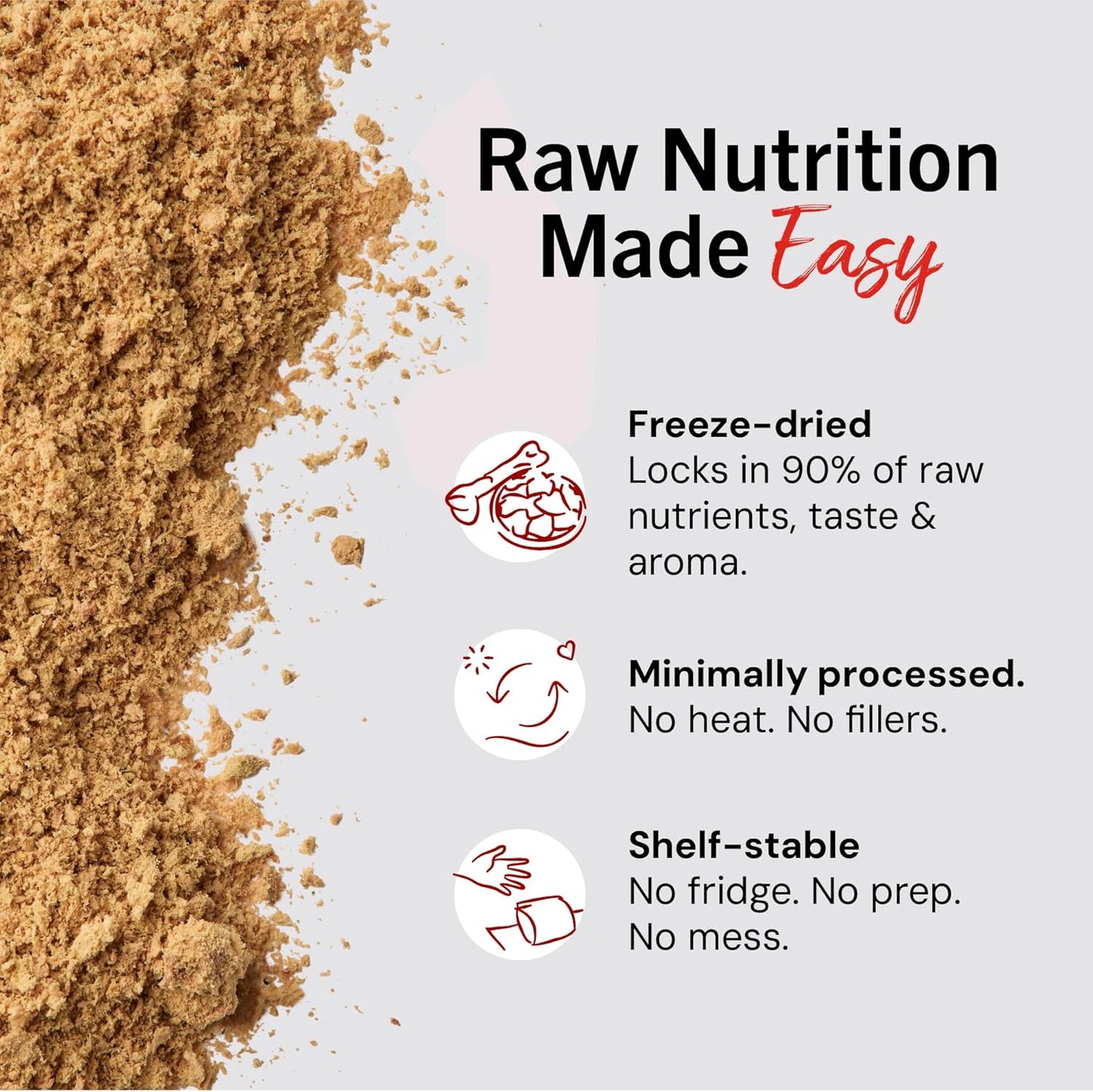 Freeze-Dried Raw Marie’S Magical Dinner Dust - - Premium Beef Dog Food Topper with Organic Fruits & Vegetables - Perfect for Picky Eaters - 7Oz