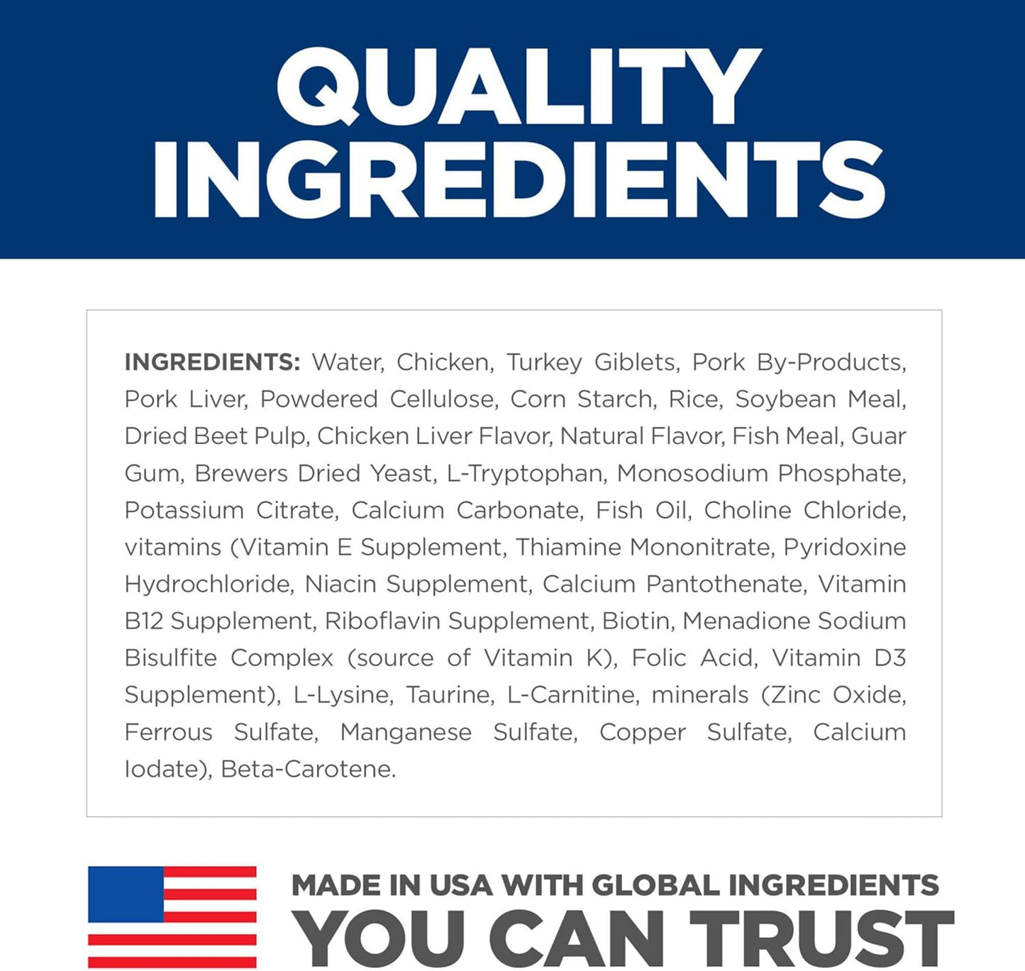 Urinary Hairball Control, Adult 1-6, Urinary Track Health & Hairball Control Support, Wet Cat Food, Chicken Minced, 2.9 Oz Can, Case of 24