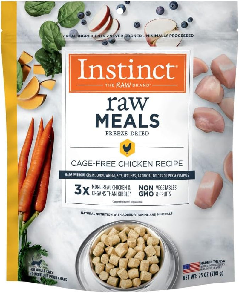 Raw Meals Freeze-Dried Chicken Cat Food, 25 Oz. Bag