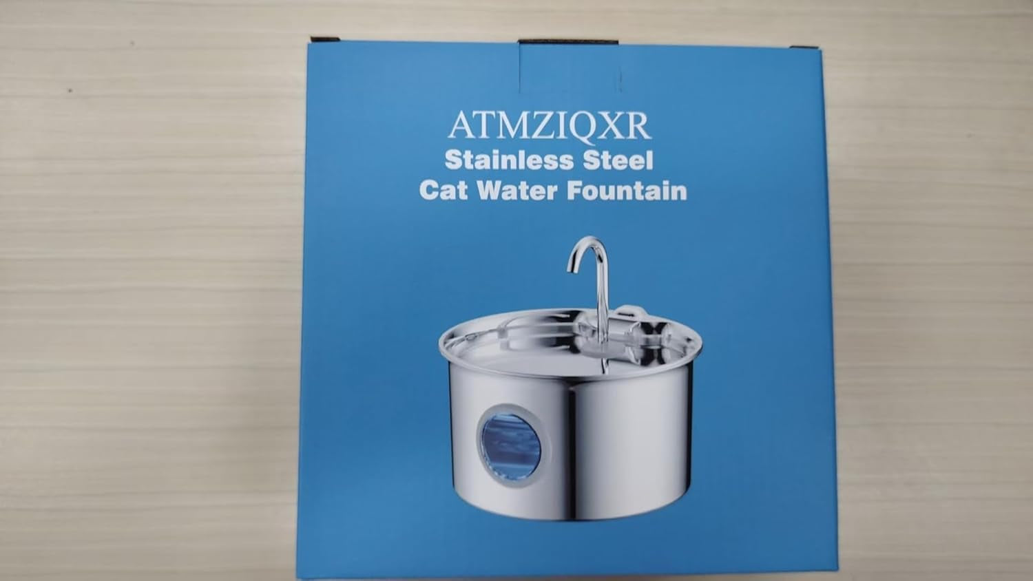 Cat Water Fountain Stainless Steel: Cat Fountain for Drinking - 88Oz/2.6L Pet Water Fountain for Cats Indoor - Quiet Cats Water Bowl Dispenser - Pets Feeding & Watering Supplies - for Small Animals
