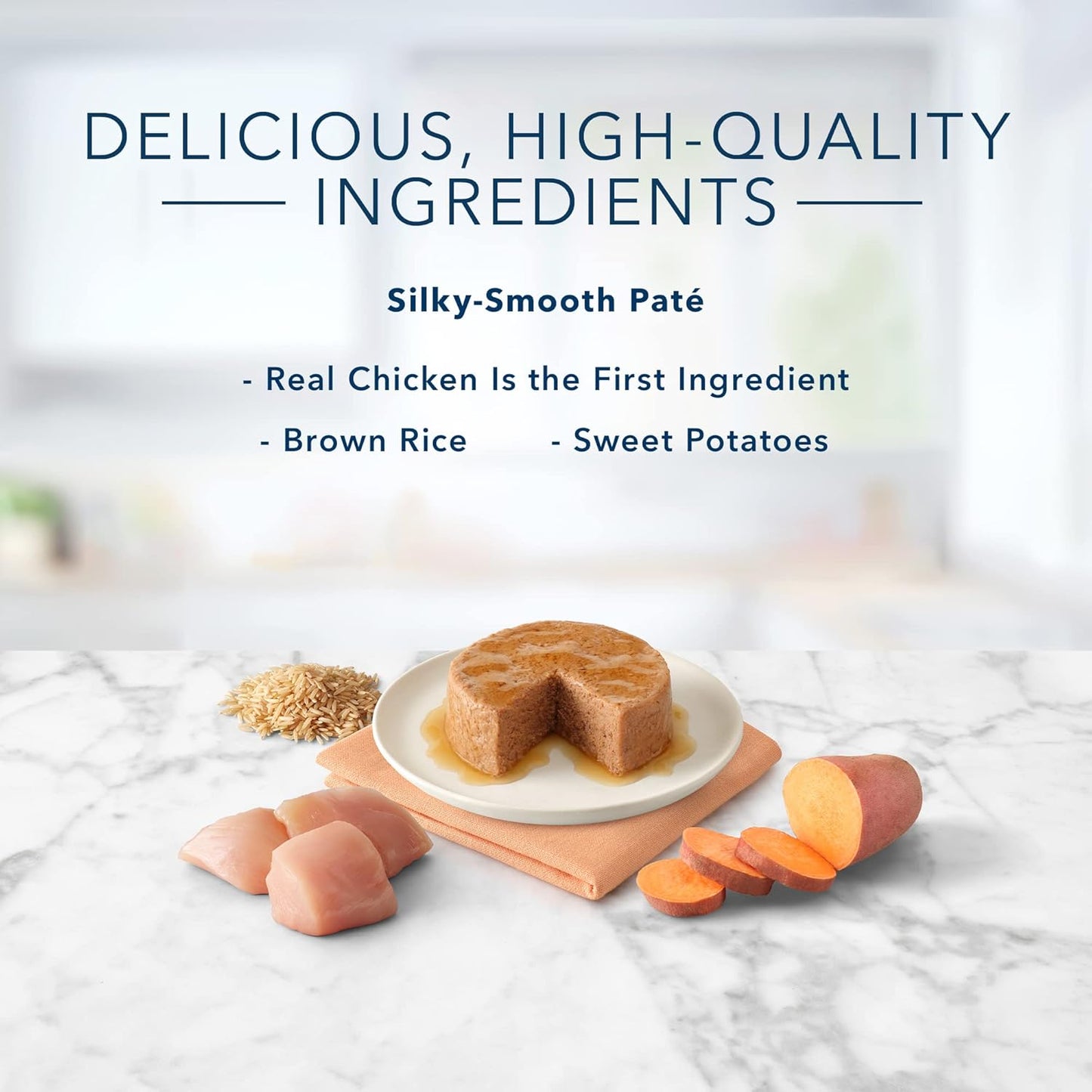 Tastefuls Natural Pate Wet Cat Food, Chicken Entrée 5.5-Oz Cans (Pack of 24)