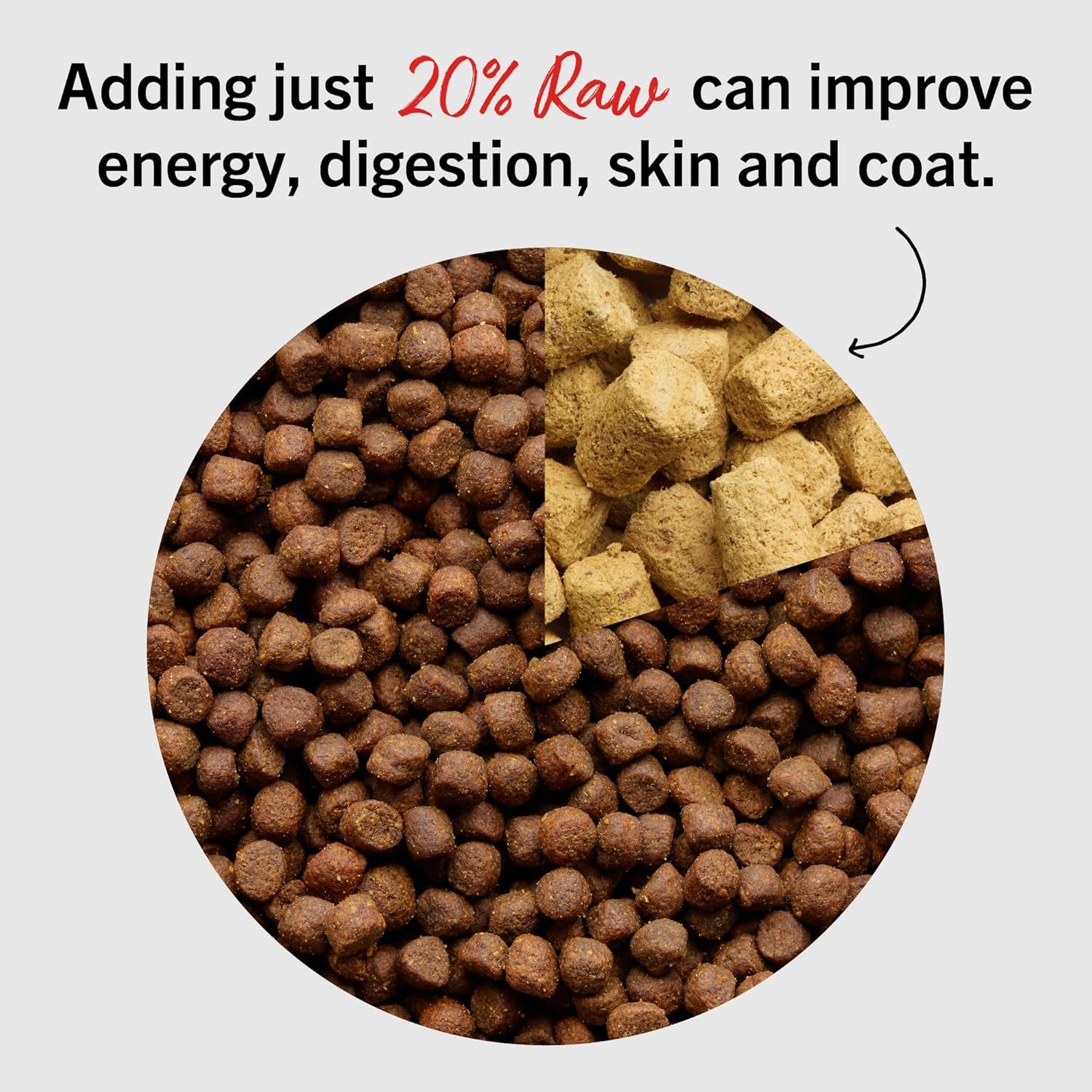 Freeze-Dried Raw Chicken Meal Mixers- Dog Food Topper and Mixer - Made with 95% Cage-Free Chicken, Organs & Bone - Perfect for Picky Eaters - Grain-Free - 18Oz