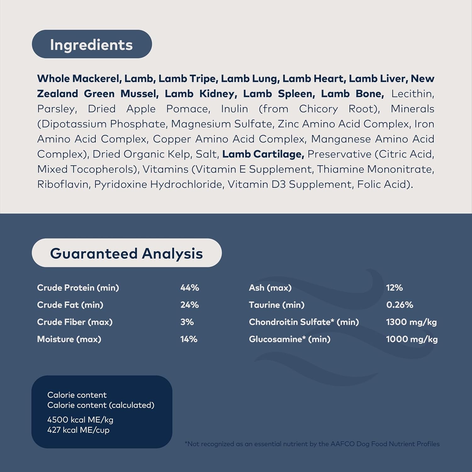 Peak Air-Dried Dog Food – Mackerel & Lamb - All Natural, High Protein, Grain Free, Limited Ingredient W/ Superfoods (16Oz)