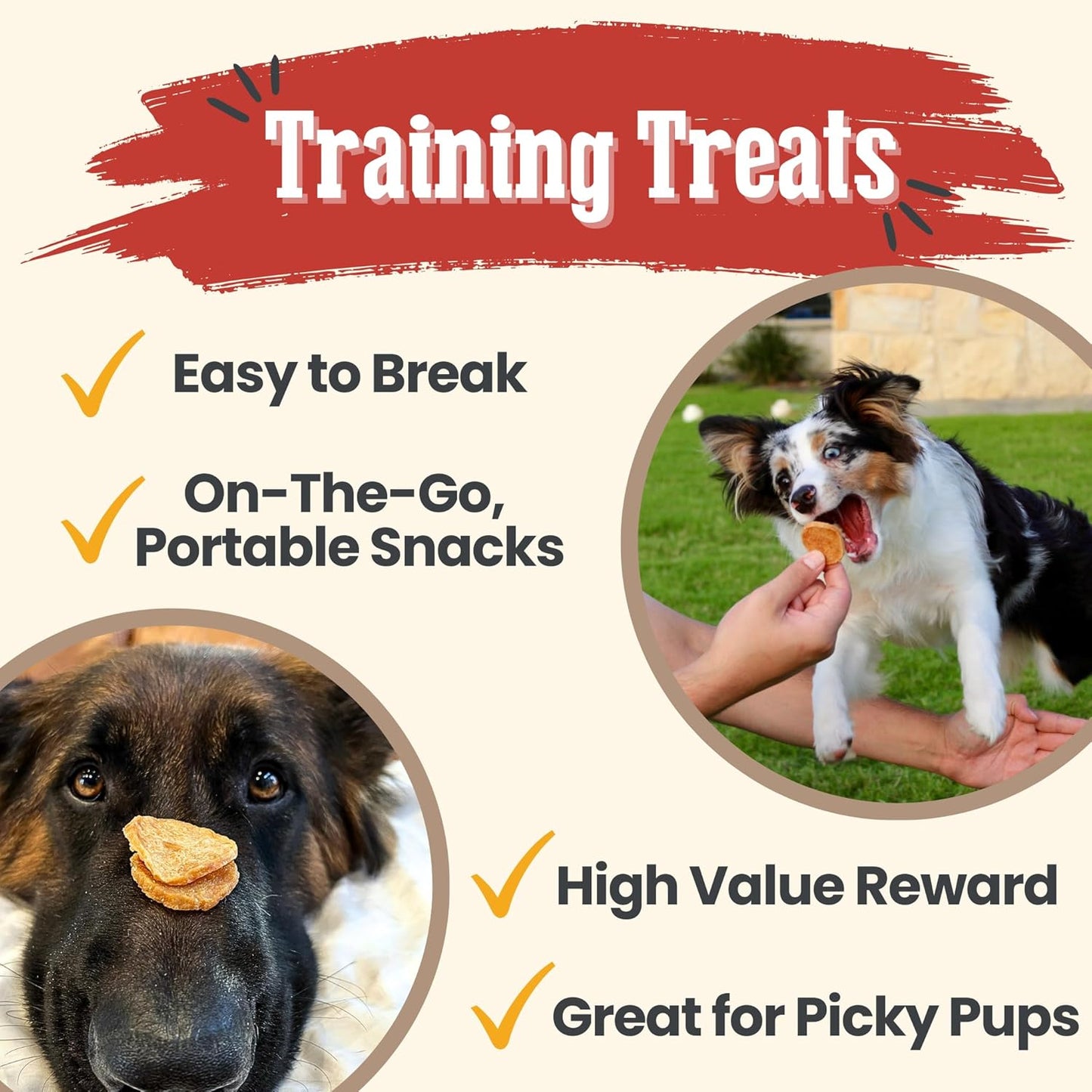 - Dog Training Treats - Chicken Chips, Single Ingredient - 12 Oz, Lean, All Natural, Healthy Dog Treats for Small, Medium, Large Breeds, & Puppies, Made in USA