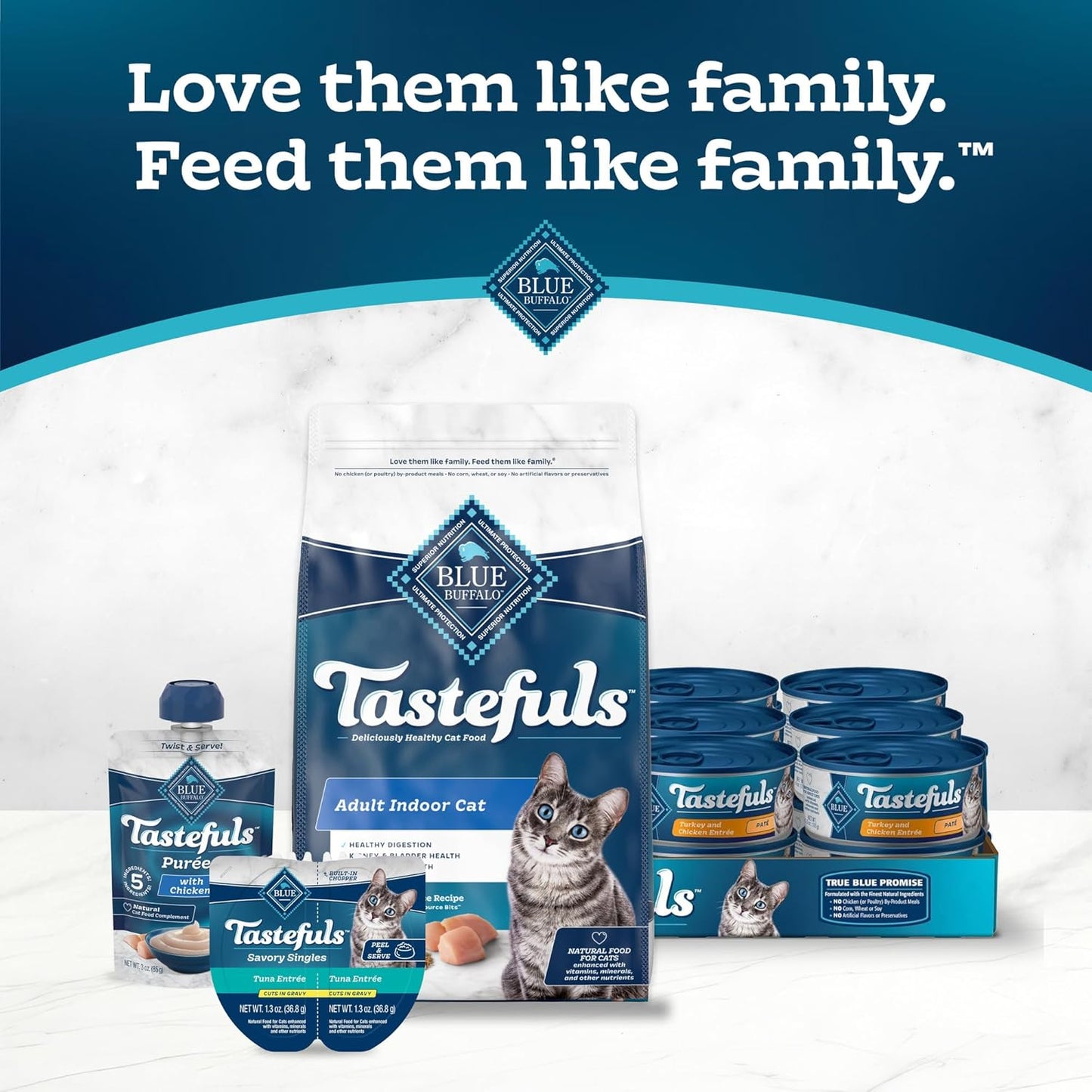 Tastefuls Natural Tender Morsels Wet Cat Food, Chicken Entrée 3-Oz Cans (Pack of 24)