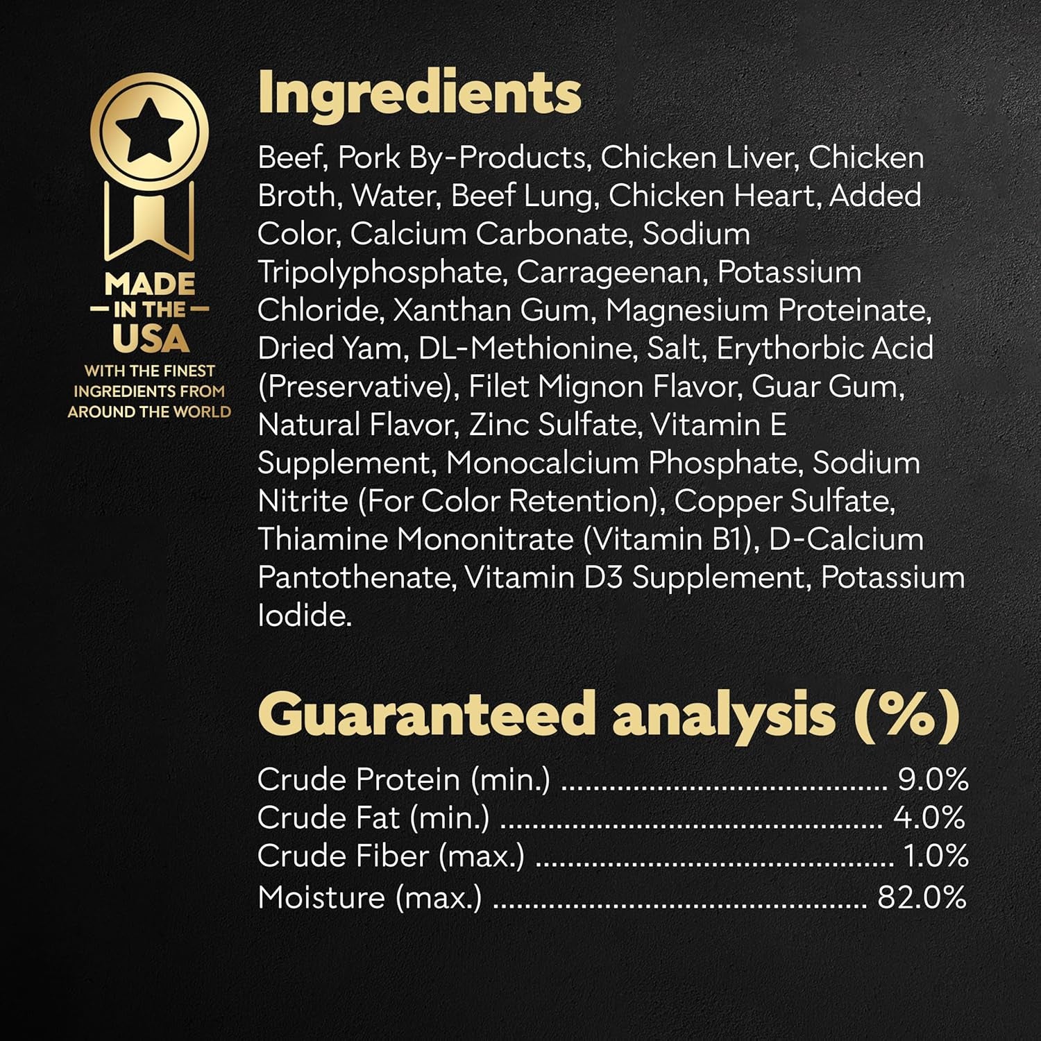 Wet Dog Food Classic Loaf in Sauce Filet Mignon Flavor, 3.5 Oz. Easy Peel Trays (24 Count, Pack of 1)