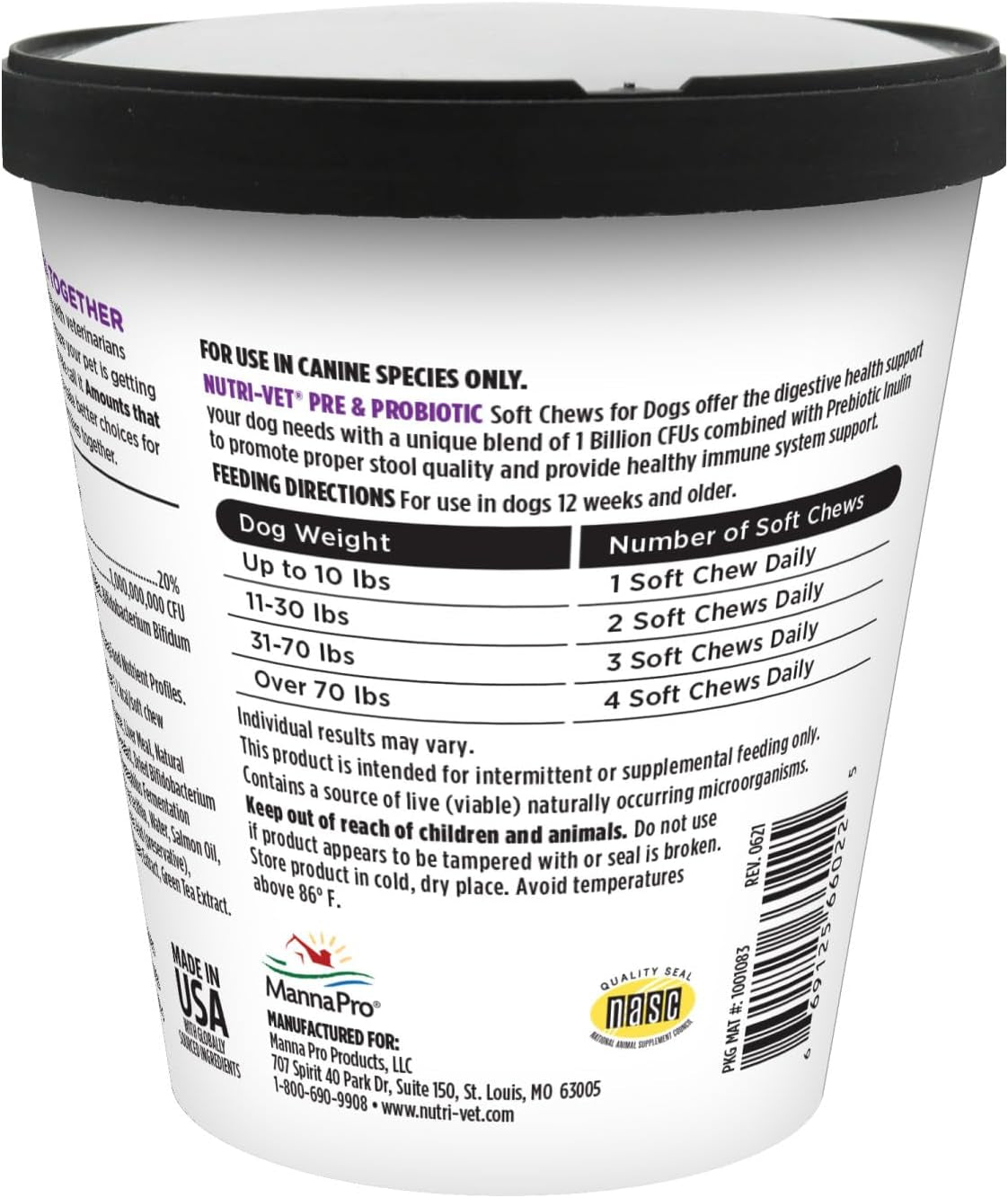 Pre & Probiotics for Dogs, Digestive Support, Upset Stomach, Puppy Probiotic, Pet Vitamins and Supplements, Dog Probiotics, Liver & Cheese Flavor, 120 Soft Chews