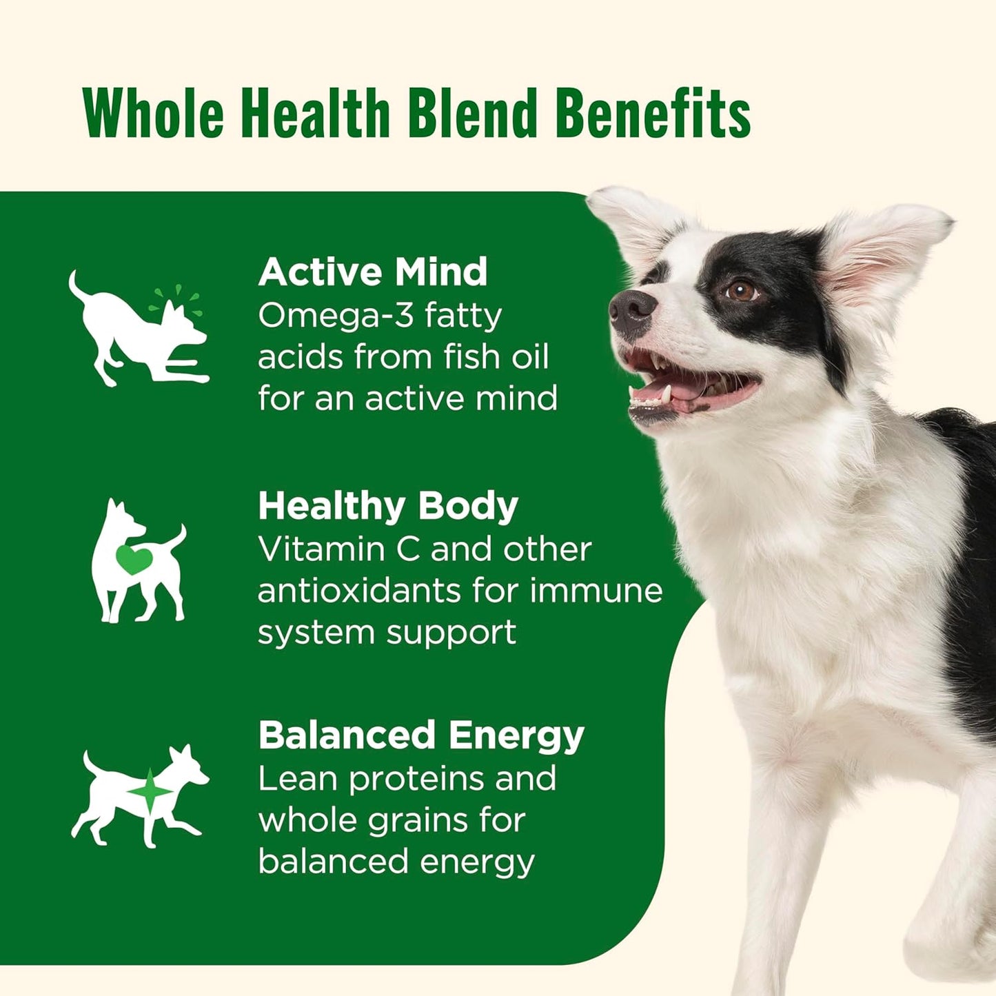 Dry Dog Food, Real Chicken & Veggies Recipe Whole Health Blend for Adult Dogs, 40 Lb. Bag, Packaging May Vary (Formerly Rachael Ray)
